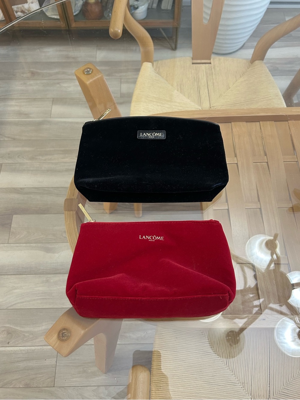 Lancome Velvet Cosmetic Pouch